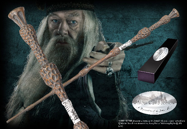 Figurine de collection Noble Collection Réplique baguette de Dumbledore  (édition personnage)