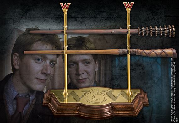 Set des baguettes des Jumeaux Weasley - Noble Collection