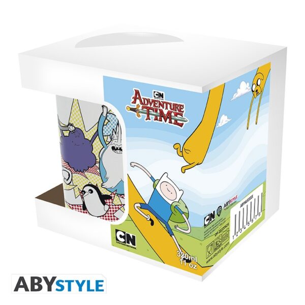 Mug Adventure Time "Les Personnages" vue dans la boite