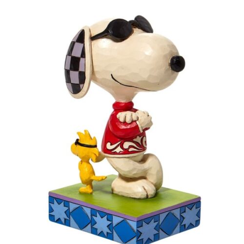 Figurine - Snoopy Joe Cool + Woodstock - Enesco