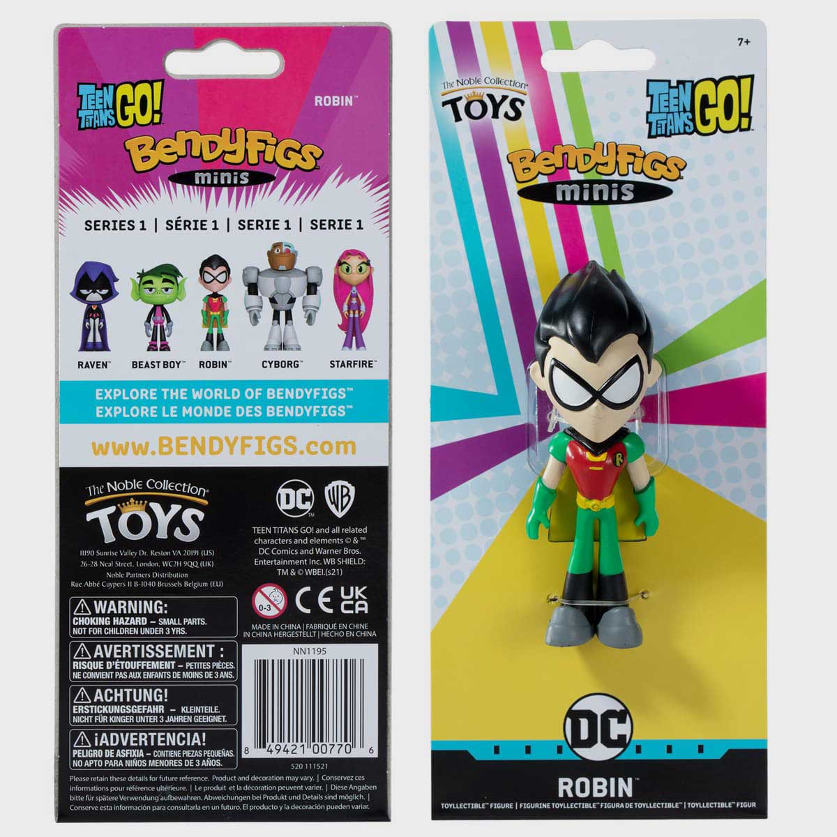 Teen Titans Go - Robin - Mini Bendyfig