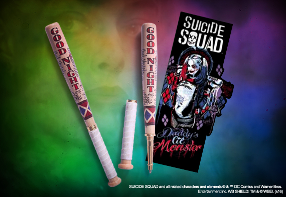 Harley Quinn - stylo + marque-page - Noble Collection