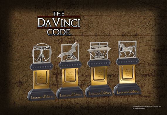 Marque-pages Esquisses - Da Vinci Code - Noble Collection