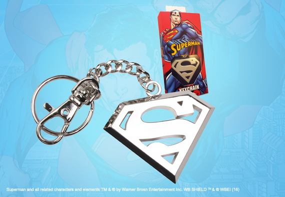 Porte-clé logo Superman - Noble Collection