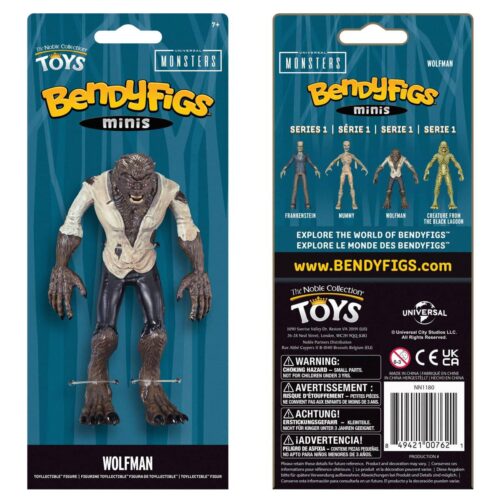 Universal Monsters - Wolf Man - Toyllectibles Mini Bendyfings