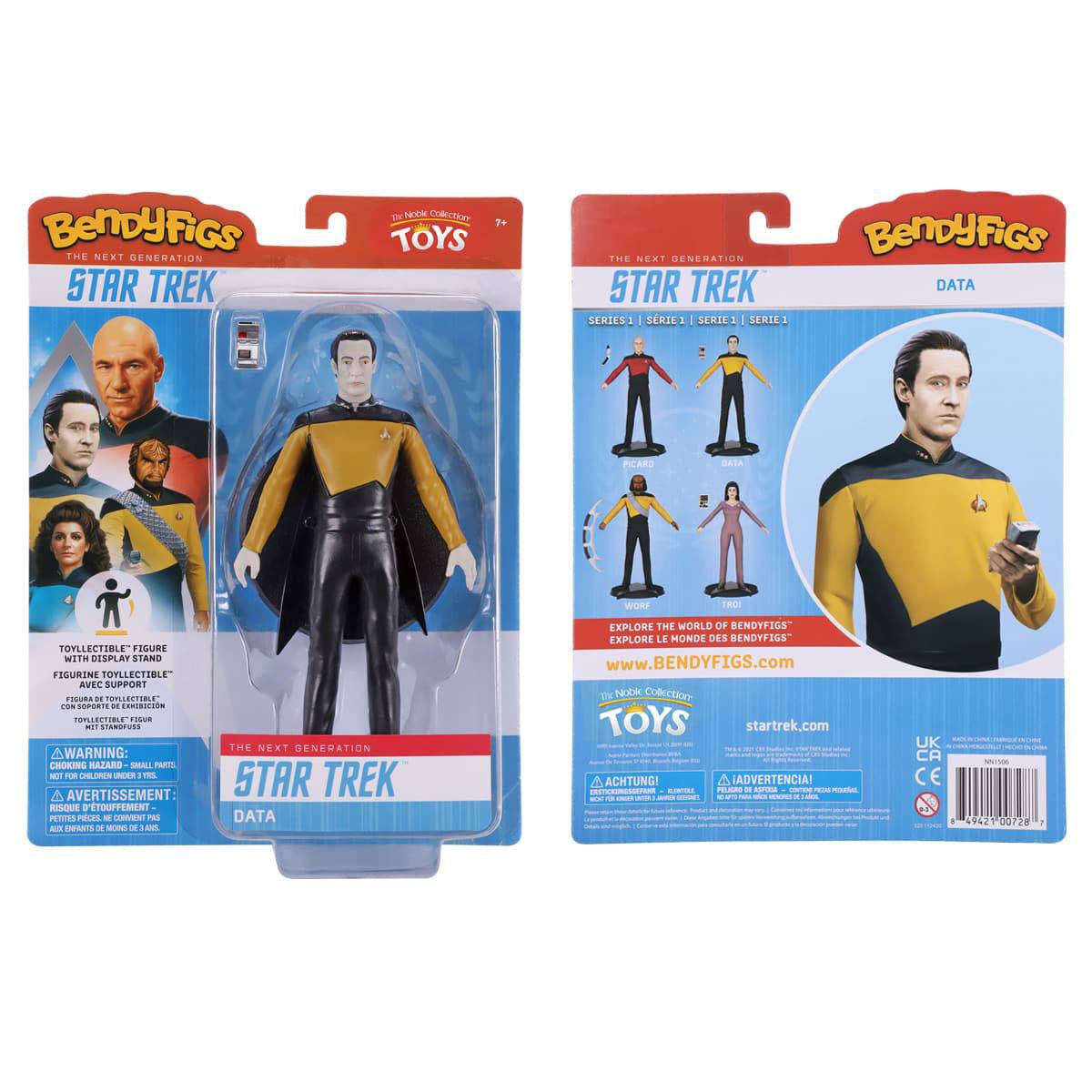 Star Trek - Data - Toyllectibles Bendyfigs