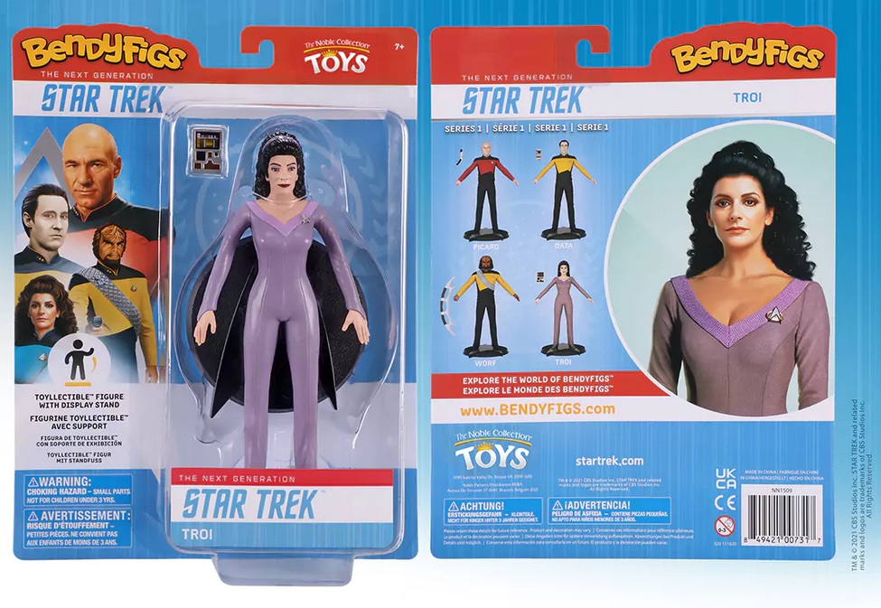 Star Trek - Troi - Toyllectibles Bendyfigs
