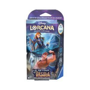 DISNEY - Lorcana - Le retour d'Ursula - Deck de démarrage Saphir & Acier - Chapitre 4