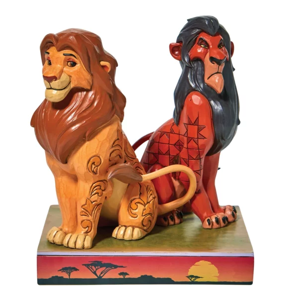 Figurine de Simba et Scar