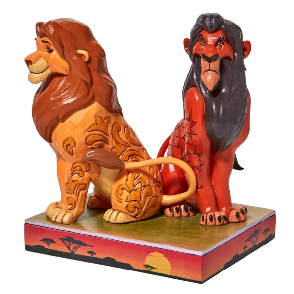 Figurine de Simba et Scar