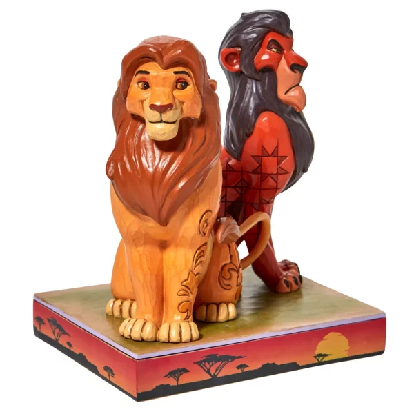 Figurine de Simba et Scar