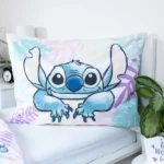 Stitch linge de lit feuilles