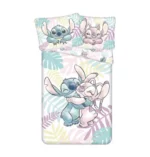 Stitch linge de lit feuilles