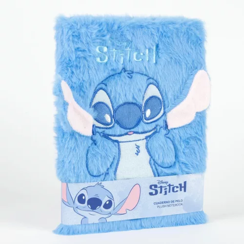 Stitch carnet peluche A5