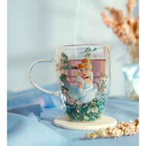Cendrillon - Verre avec Fleurs Sèchées