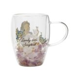 DISNEY PRINCESSES - Blanche-Neige - Verre avec Fleurs Sèchées 300ml – Image 4