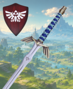Épée décorative : Pack Zelda - Master Sword avec support – Image 3