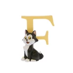 Figurine Figaro - Lettre 'F' - Disney Showcase