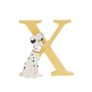 Figurine Pongo Lettre 'X' - Disney Showcase