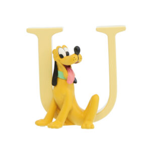 Figurine Pluto Lettre 'U' - Disney Showcase
