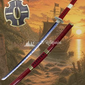 Réplique décorative inspirée de Zoro - Katana Sendai Kiketsu 103cm - One Piece