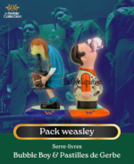 Pack Serre-livres Bubble Boy & Pastilles de Gerbe - Noble Collection Harry Potter