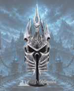 Réplique décorative inspirée du Roi Liche - Heaume de Domination - World Of Warcraft