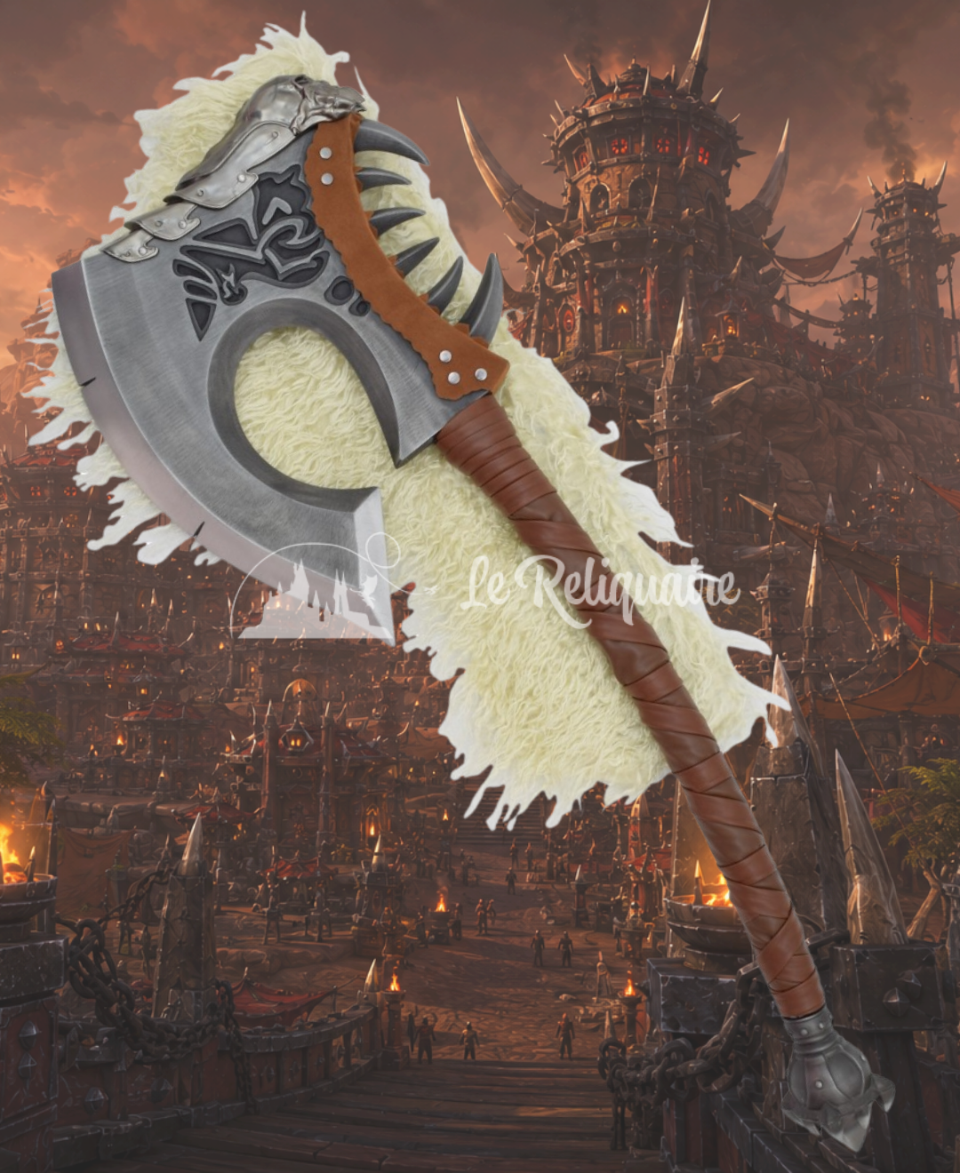 WOW - Grommash Hurlenfer - Hurlesang 6 Réplique décorative inspirée de Grommash Hurlenfer - Hurlesang - World Of Warcraft – Image 1