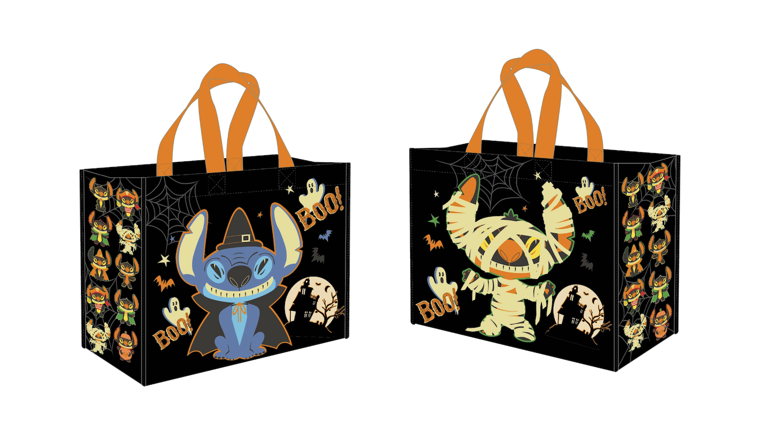 87641173 Stitch - Shopping Bag / Sac de course - Stitch Halloween- 40x45x20 cm – Image 1