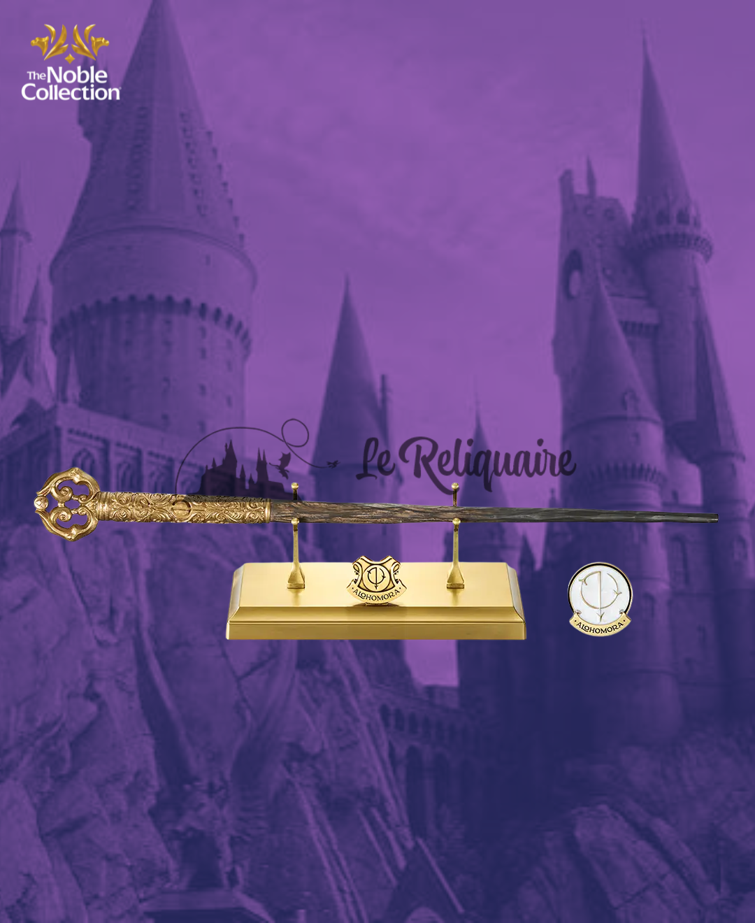 Baguette de Célébration - Sortilège Alohomora NN8126 (4) Baguette Harry Potter Alohomora – Celebration 2026 – Image 1