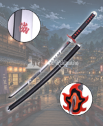 Réplique décorative inspirée de Demon Slayer - Tanjiro Kamado - Nichirin Blade/Sabre du soleil 105cm V2