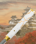 Réplique décorative inspirée de Ghost of Yōtei – Gilded Dawn Katana – Image 2