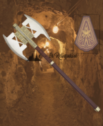 Réplique décorative inspirée du Seigneur des Anneaux – Gimli – Hache à double tranchant
