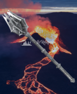 Réplique décorative inspirée du Seigneur des Anneaux – Sauron – Masse en résine