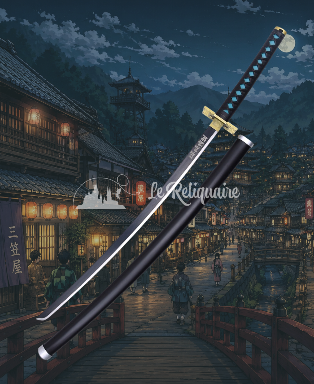 Demon Slayer - Muichiro Tokito 1 Réplique décorative inspirée de Demon Slayer – Muichiro Tokito – Nichirin – Image 1