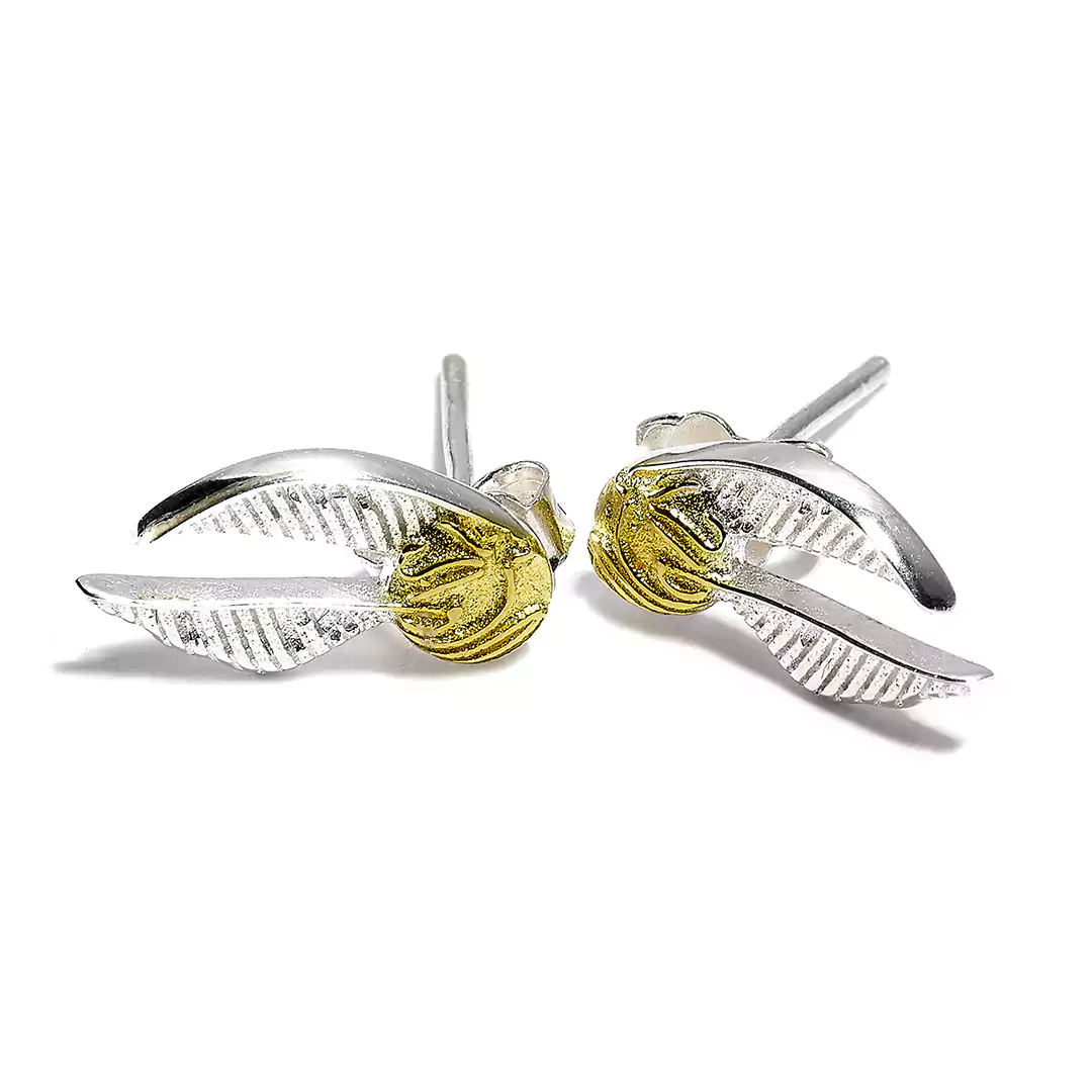 EWES004_1080 Boucles d’oreilles - Vif d’Or - Harry Potter – Image 1