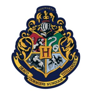 Coussin à la forme du blason de Poudlard - Harry Potter