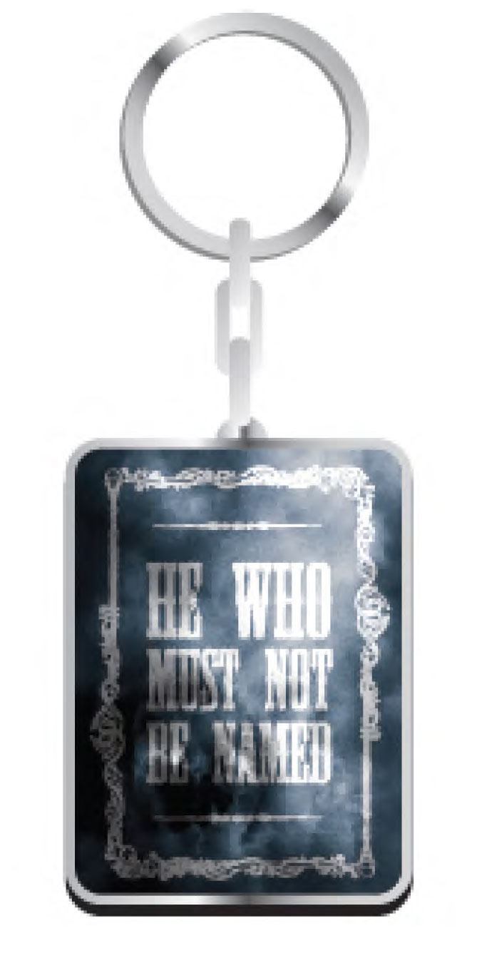 x_hmb-keyhp13 Harry Potter porte-clés métal Voldemort 5 cm – Image 1