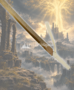 Réplique décorative inspirée d'Elden Ring – Malenia – Katana – Image 2