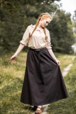 Jupe médiévale en coton lourd - Smilla - Différents coloris – Image 9