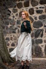 Jupe médiévale avec broderie - Svenja - Différents coloris – Image 9