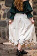 Jupe médiévale avec broderie - Svenja - Différents coloris – Image 12