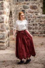 Jupe médiévale avec broderie - Svenja - Différents coloris – Image 16