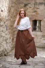 Jupe médiévale avec broderie - Svenja - Différents coloris – Image 6